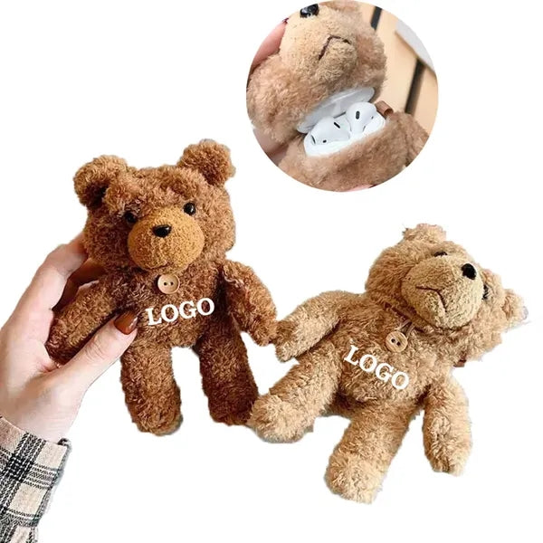 Teddy Bear Airpods Case