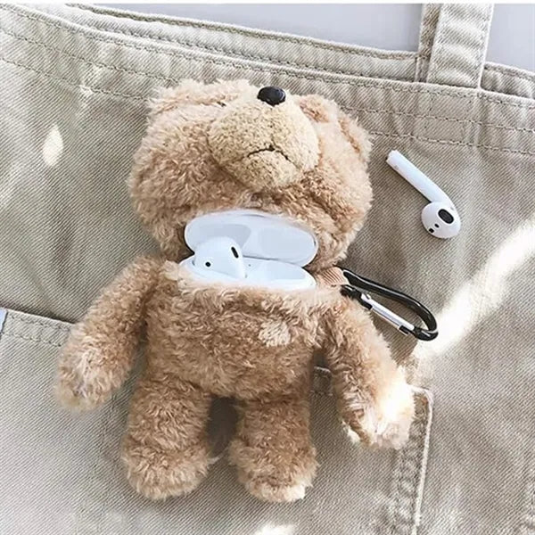 Teddy Bear Airpods Case
