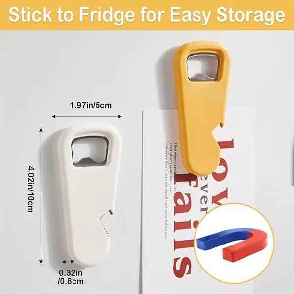 Multifunctional Bottle Ppener With Magnetic Attachment