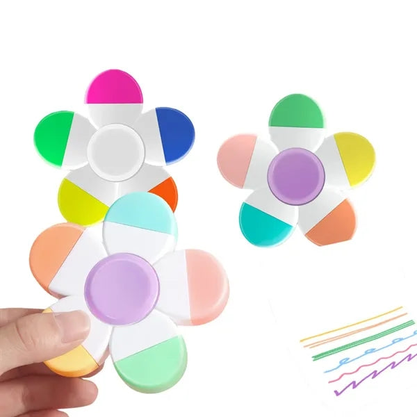 Mini Fidget Spinner Fluorescent Pen