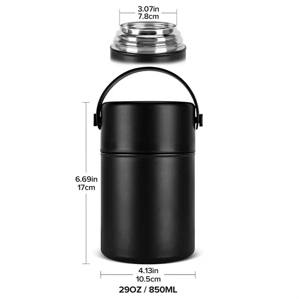 Stainless Steel Vacuum Insulated Water Bottle And Lunch Box