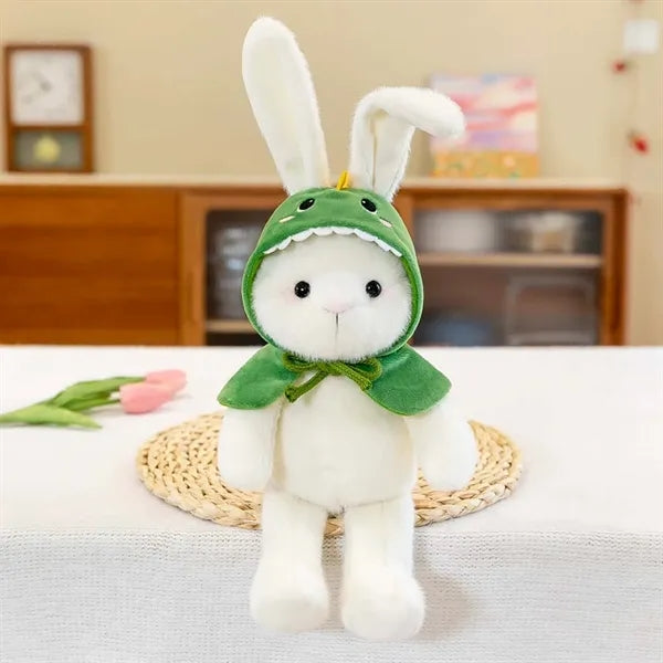 9-inch Plush Toy Rabbit W/ A Hat And Cape