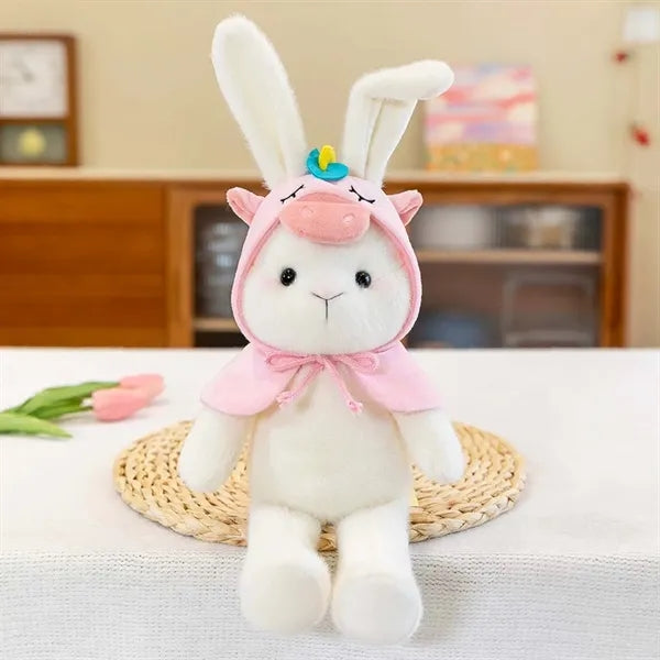 9-inch Plush Toy Rabbit W/ A Hat And Cape