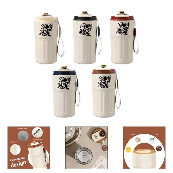 16 OZ Stainless Steel Smart Display Gift Coffee Bottle
