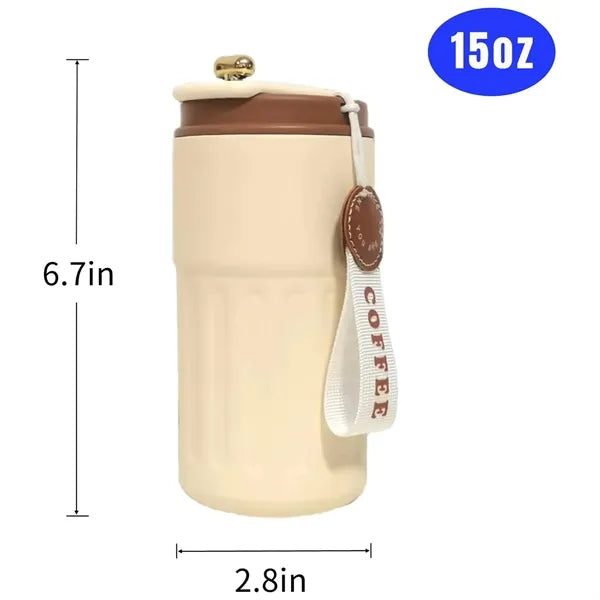 16 OZ Stainless Steel Smart Display Gift Coffee Bottle