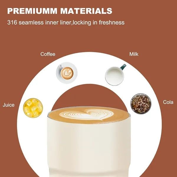 16 OZ Stainless Steel Smart Display Gift Coffee Bottle