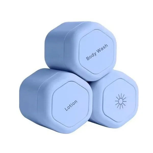 Magnetic Travel Skincare Refill Container Set