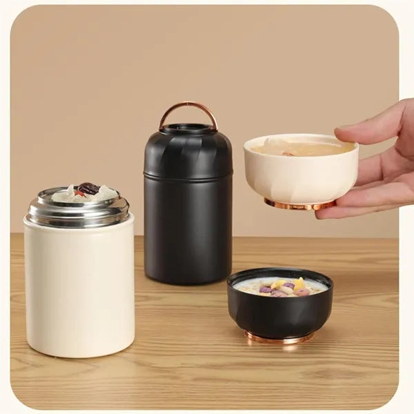 Stainless Steel Large Capacity Water Bottle And Lunch Box