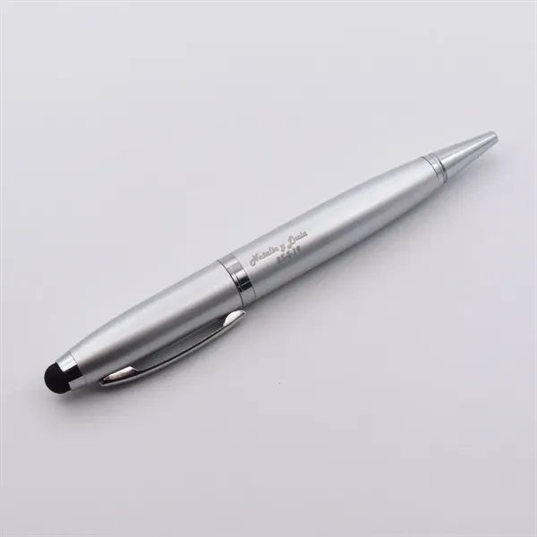 Metal Touch Pen Shape Custom Logo 1GB 2GB 4GB 8GB Pendrive