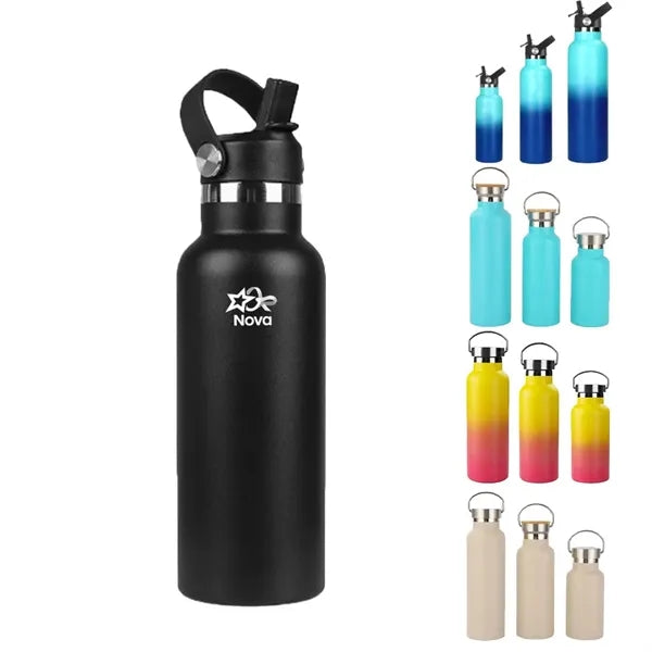 Camping & Hiking Hydration Flask with Straw
