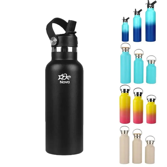Camping & Hiking Hydration Flask with Straw