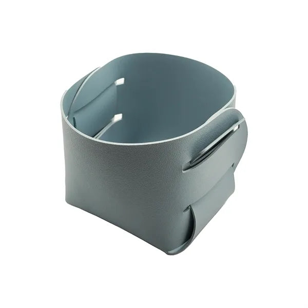 Foldable PU Leather Desk Sundries Storage Tray