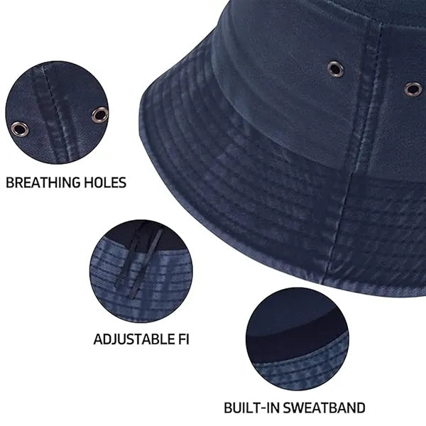 100% Cotton Outdoor Sunshade Fisherman Hat