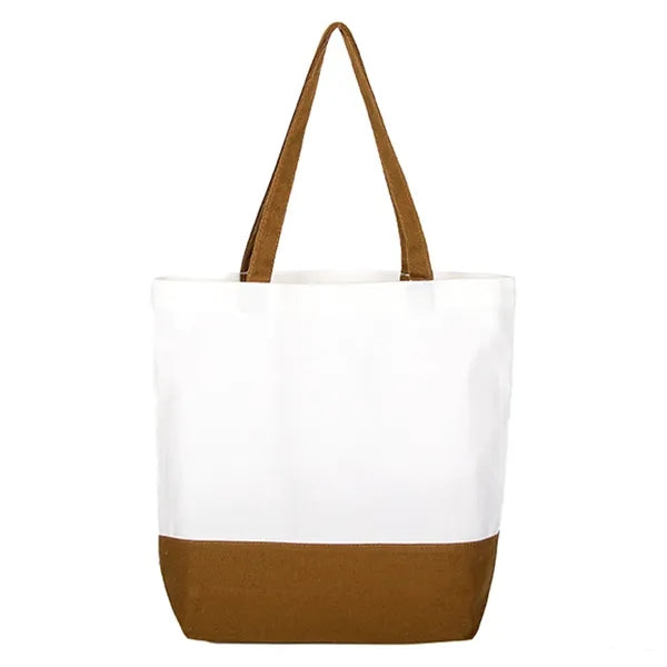 12oz. Color-Spliced Shopper Tote