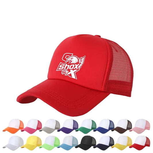 Cotton-polyester Sunshade And Breathable Mesh Baseball Cap