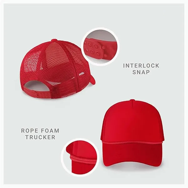 Cotton-polyester Sunshade And Breathable Mesh Baseball Cap