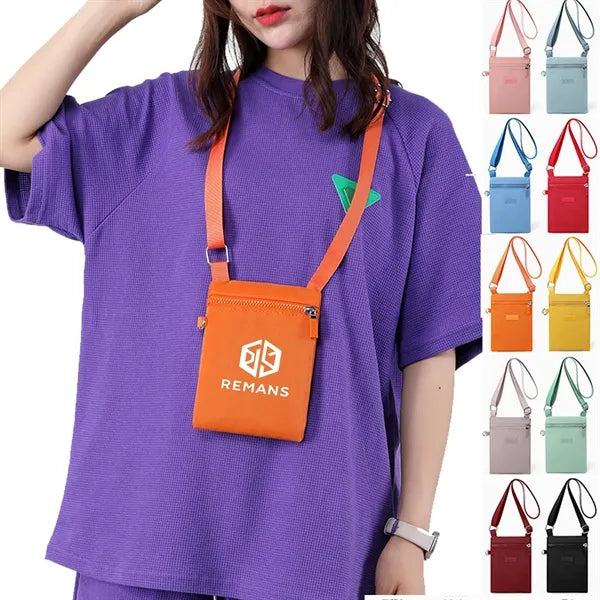 Square Nylon Multi-Wear Crossbody Essentials Carrying