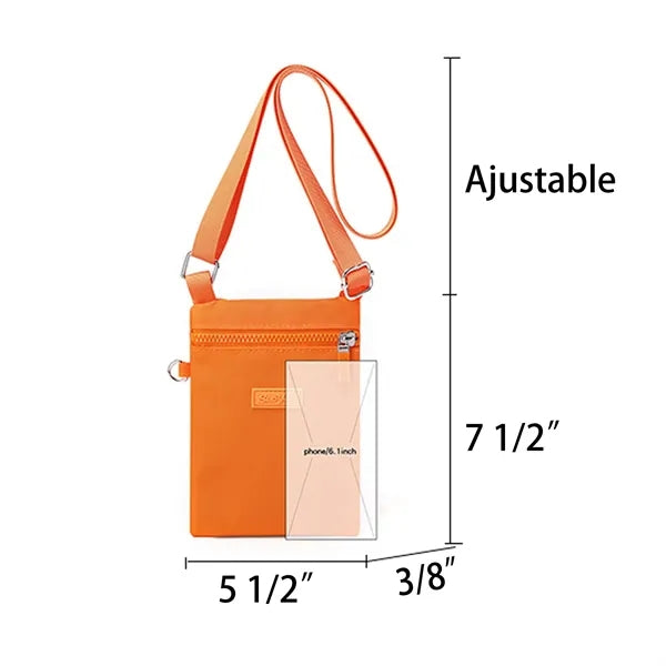 Square Nylon Multi-Wear Crossbody Essentials Carrying
