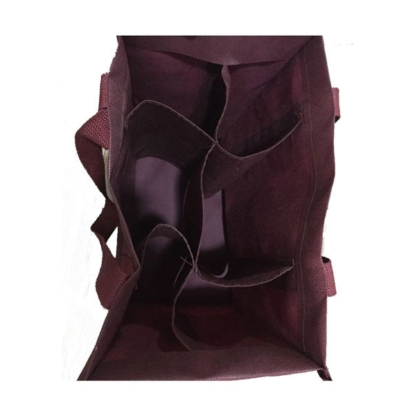 Non-Woven 6 Bottle Wine Tote Bag