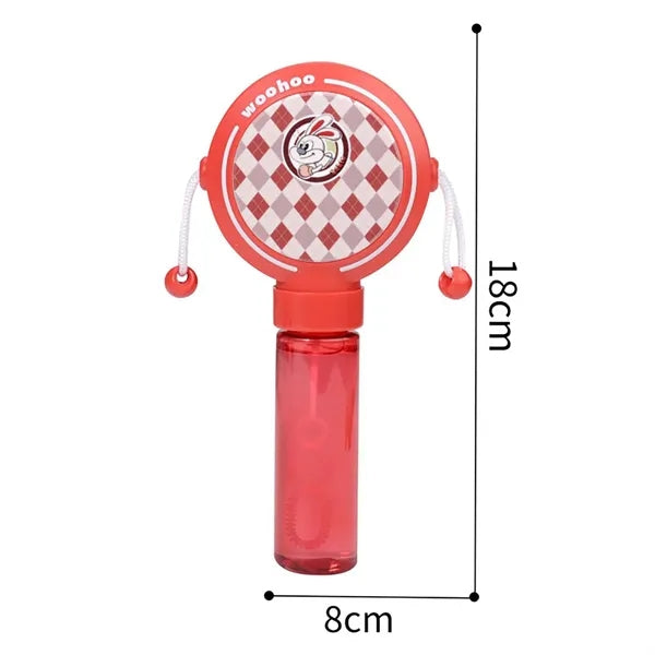 Kids Wave Drum Toy Includes Bubble Solution