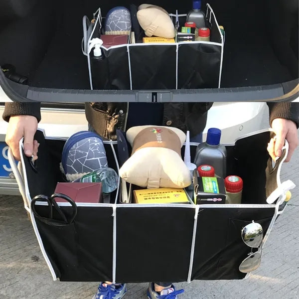 Collapsible Nonwoven Car Trunk Organizer w/ Handles