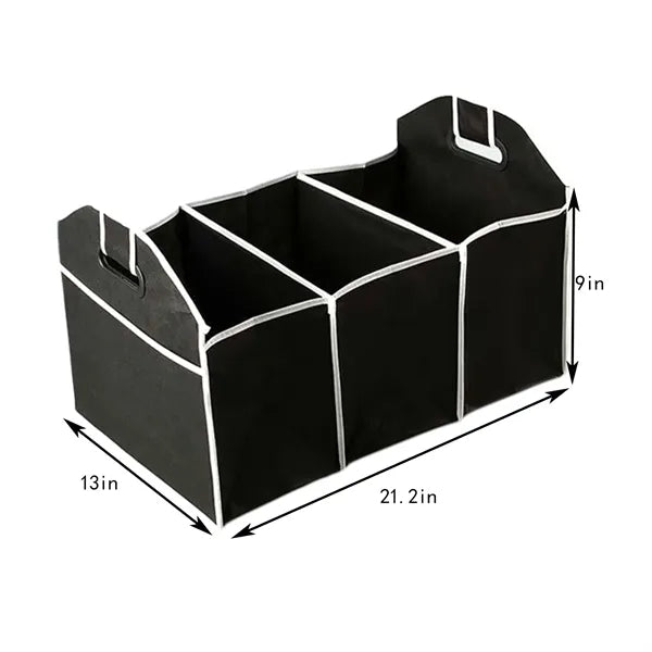 Collapsible Nonwoven Car Trunk Organizer w/ Handles