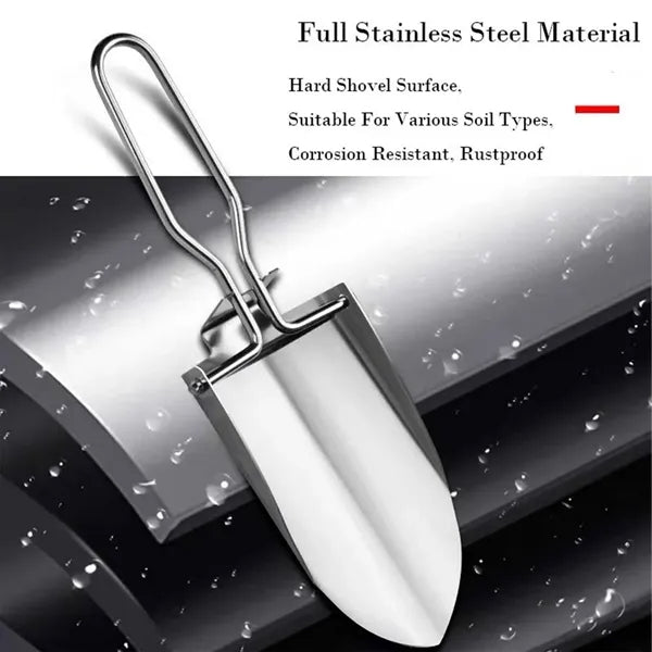 Stainless Steel Folding Garden Shovel