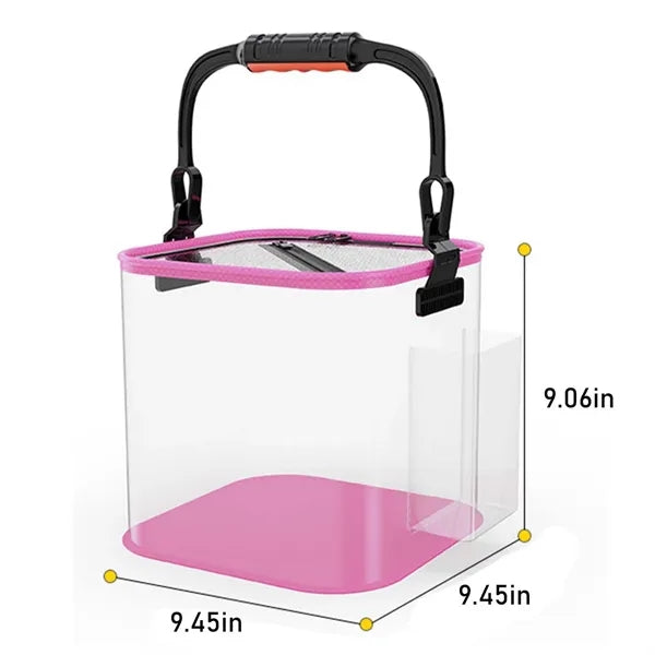 Transparent Fishing Bucket