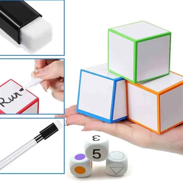 DIY Blank Erasable Playing Dice