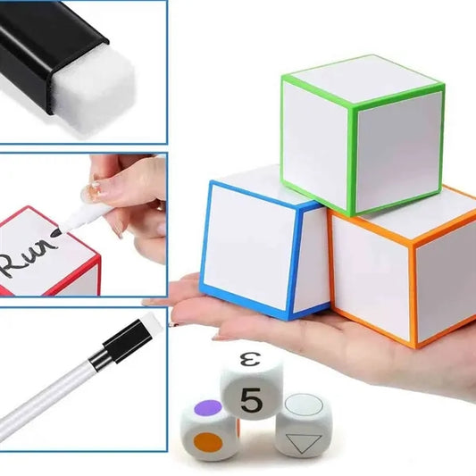 DIY Blank Erasable Playing Dice