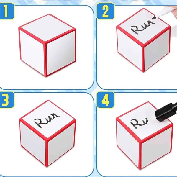 DIY Blank Erasable Playing Dice