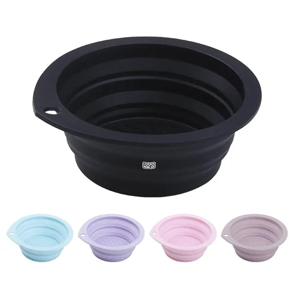 Silicone Food Grade Foldable Dog Bowl