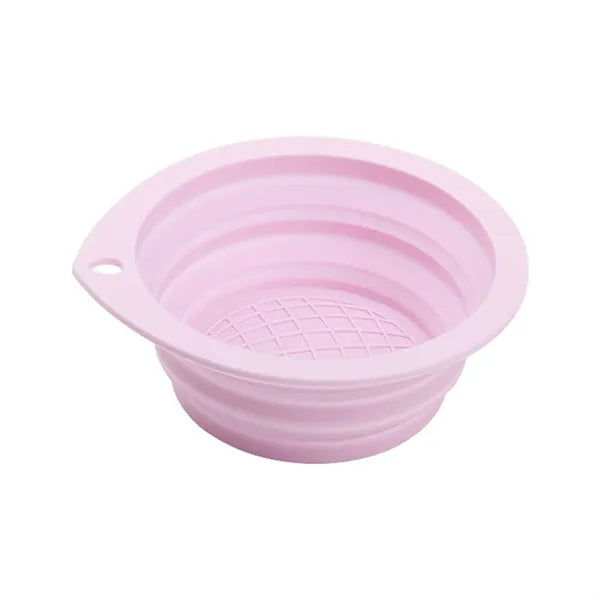 Silicone Food Grade Foldable Dog Bowl