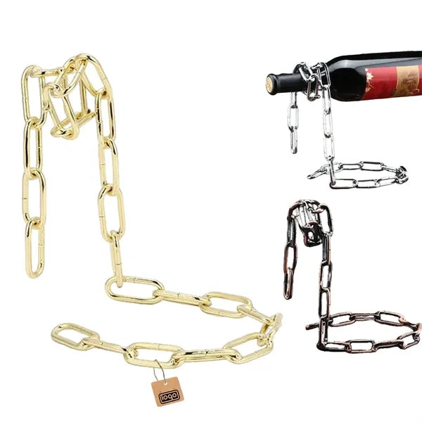 Floating Chain Wine Rack