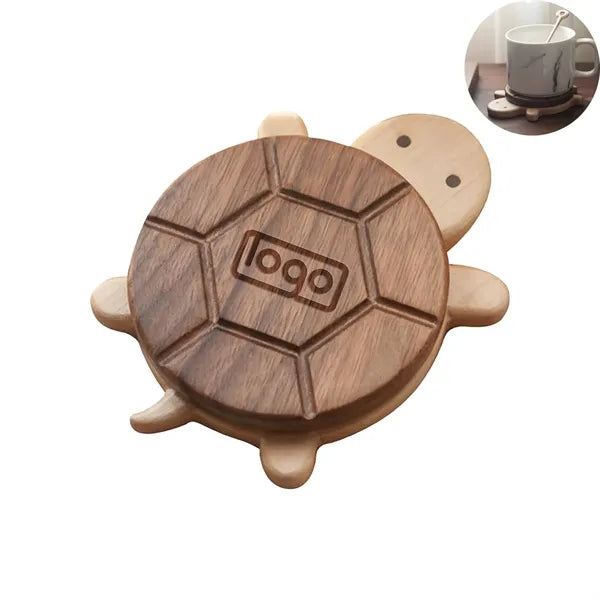 Wooden Turtle Coaster