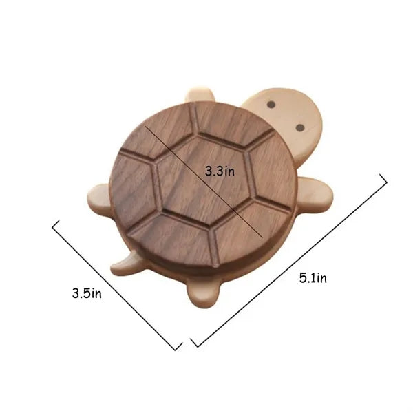 Wooden Turtle Coaster