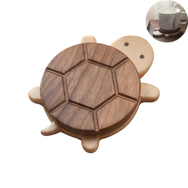 Wooden Turtle Coaster