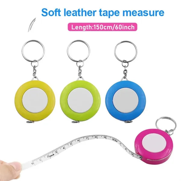 Mini Retractable Tape Measure Keychain