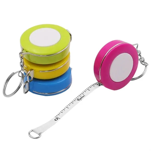 Mini Retractable Tape Measure Keychain