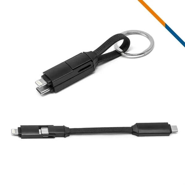 KeyCord 2in1 Keychain Fast Charging Data Transfer Cable