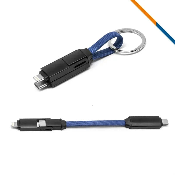 KeyCord 2in1 Keychain Fast Charging Data Transfer Cable