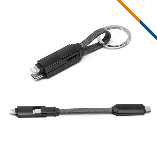 KeyCord 2in1 Keychain Fast Charging Data Transfer Cable