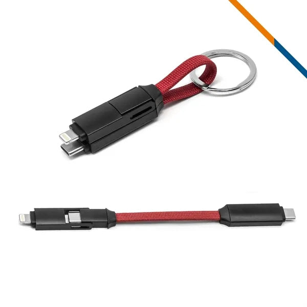KeyCord 2in1 Keychain Fast Charging Data Transfer Cable