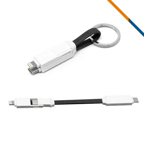 KeyCord 2in1 Keychain Fast Charging Data Transfer Cable