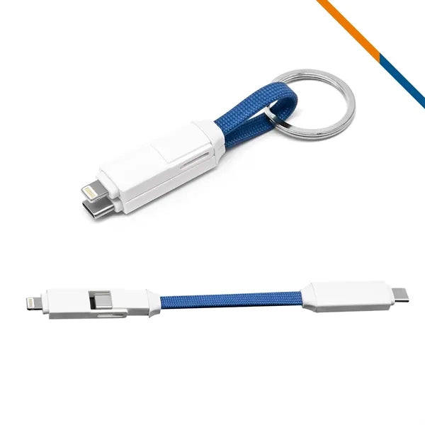 KeyCord 2in1 Keychain Fast Charging Data Transfer Cable