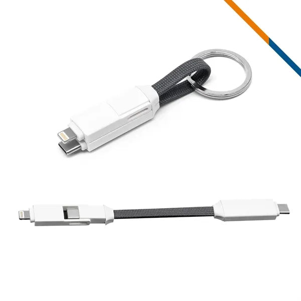 KeyCord 2in1 Keychain Fast Charging Data Transfer Cable