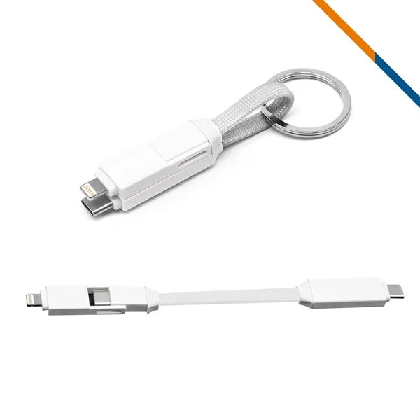 KeyCord 2in1 Keychain Fast Charging Data Transfer Cable