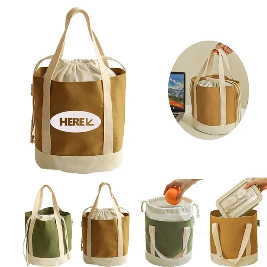 Canvas lunch bag