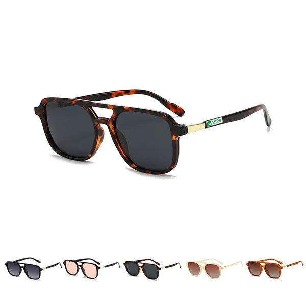 Polarized Retro Aviator Sunglasses