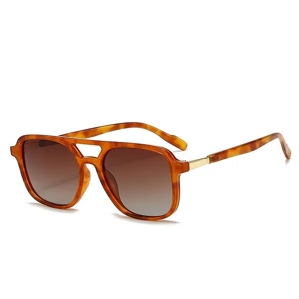 Polarized Retro Aviator Sunglasses